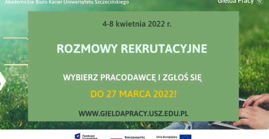 Rozmowy rekrutacyjne podczas Giełdy Pracy