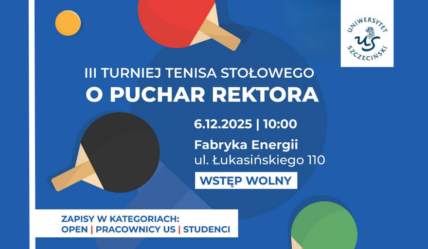 III Turniej o Puchar Rektora w Tenisie Stołowym
