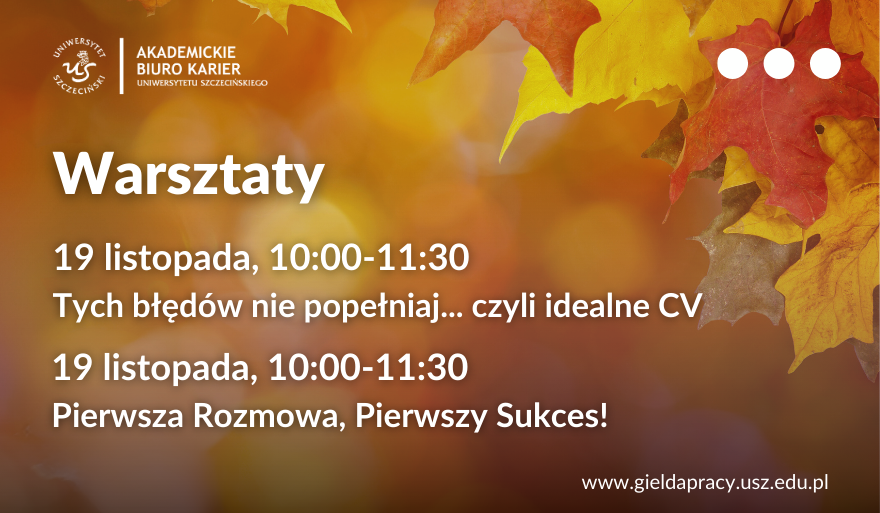 Warsztaty w ramach 19. edycji Giełdy Pracy