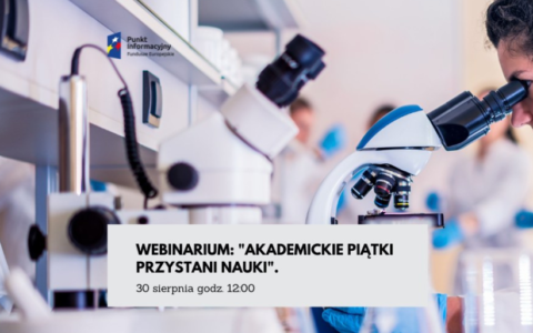 Akademickie Piątki Przystani Nauki – webinarium
