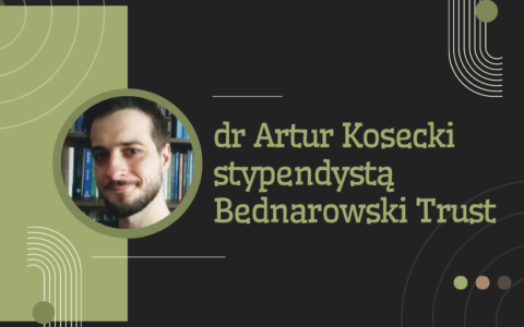dr Artur Kosecki z prestiżowym stypendium