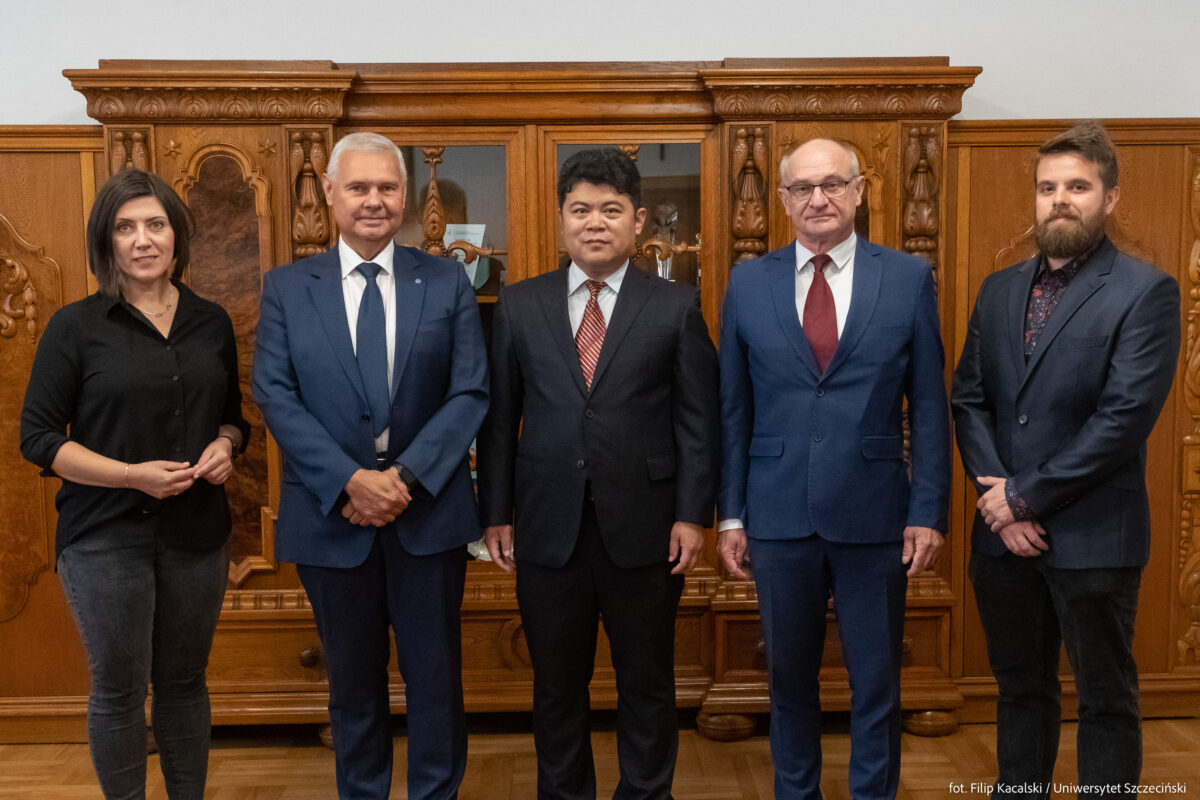 Delegacja z Wuhan na Uniwersytecie Szczecińskim