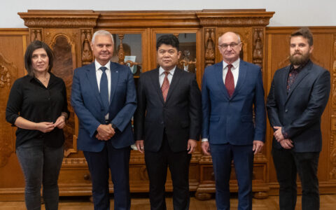 Delegacja z Wuhan na Uniwersytecie Szczecińskim