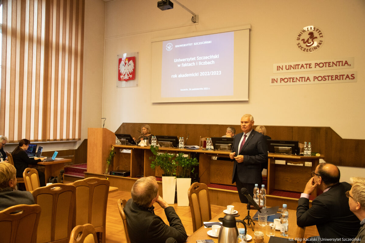 Październikowe posiedzenie Senatu Uniwersytetu Szczecińskiego