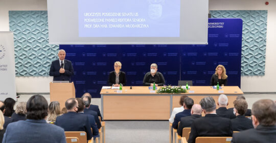 Relacja z uroczystego posiedzenia Senatu US poświęconego pamięci prof. Edwarda Włodarczyka