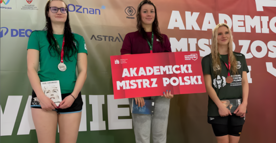 Studentki US z medalami na Akademickich Mistrzostwach Polski w pływaniu