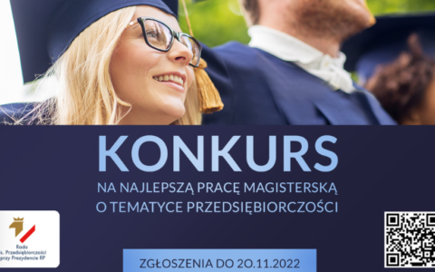 Konkurs na najlepszą pracę magisterską z zakresu uwarunkowań przedsiębiorczości w Polsce