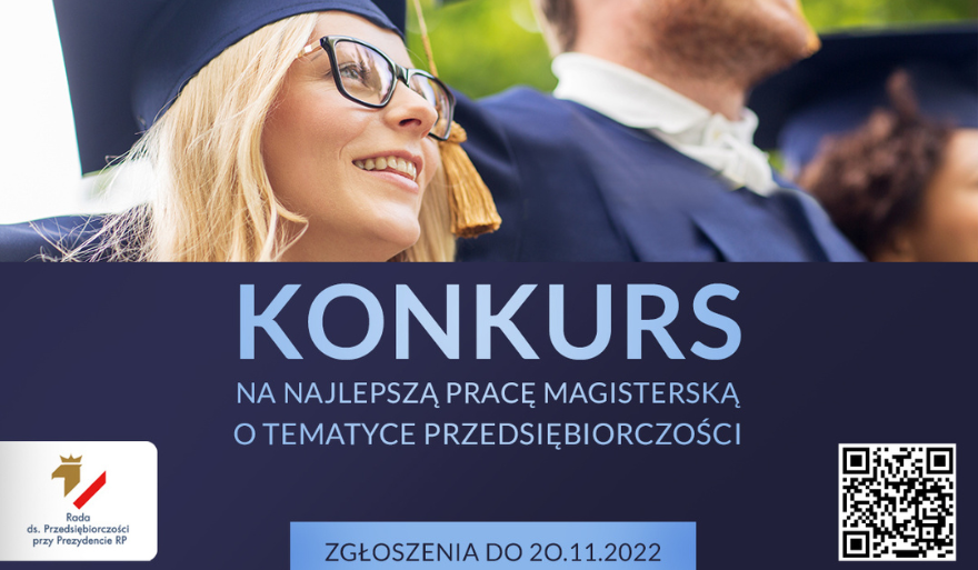 Konkurs na najlepszą pracę magisterską z zakresu uwarunkowań przedsiębiorczości w Polsce