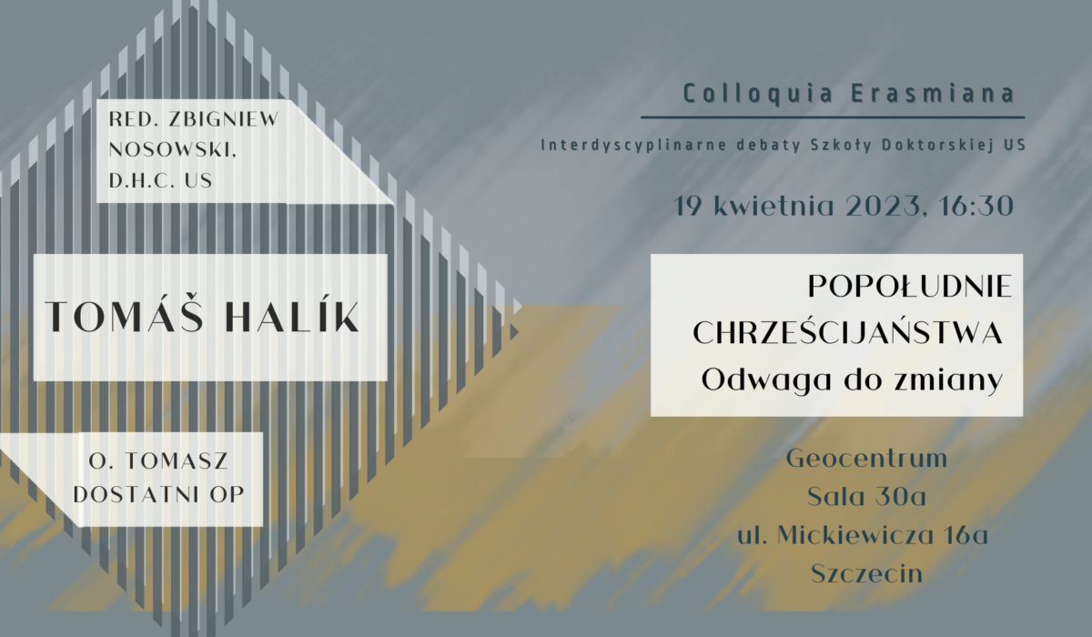 Colloquia Erasmiana z udziałem ks. prof. Tomáša Halika