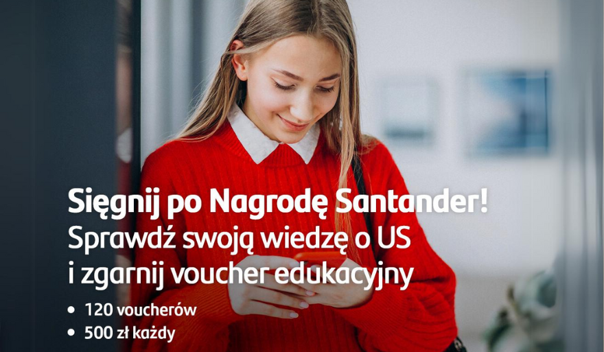 Nowy program nagród Santandera – Vouchery edukacyjne dla społeczności Uniwersytetu Szczecińskiego