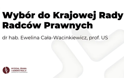 Prof. Ewelina Cała-Wacinkiewicz w Krajowej Radzie Radców Prawnych
