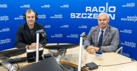Rektor Tarczyński w Radiu Szczecin