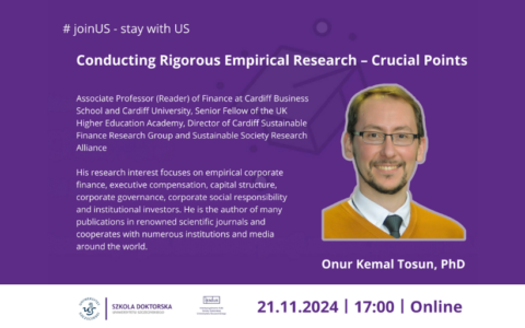 Wykład w ramach cyklu Join US – Stay with US