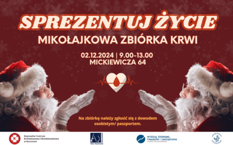 Świąteczna akcja krwiodawstwa na US