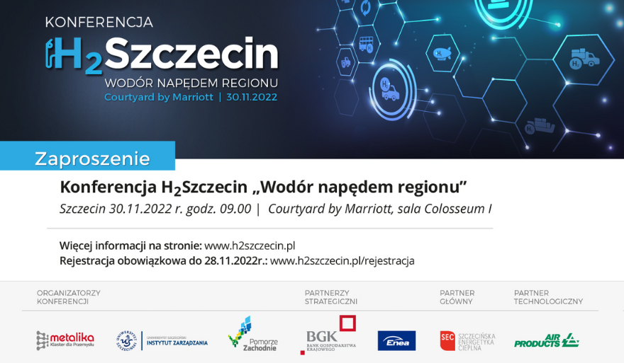 Konferencja H2 Szczecin „Wodór napędem regionu”