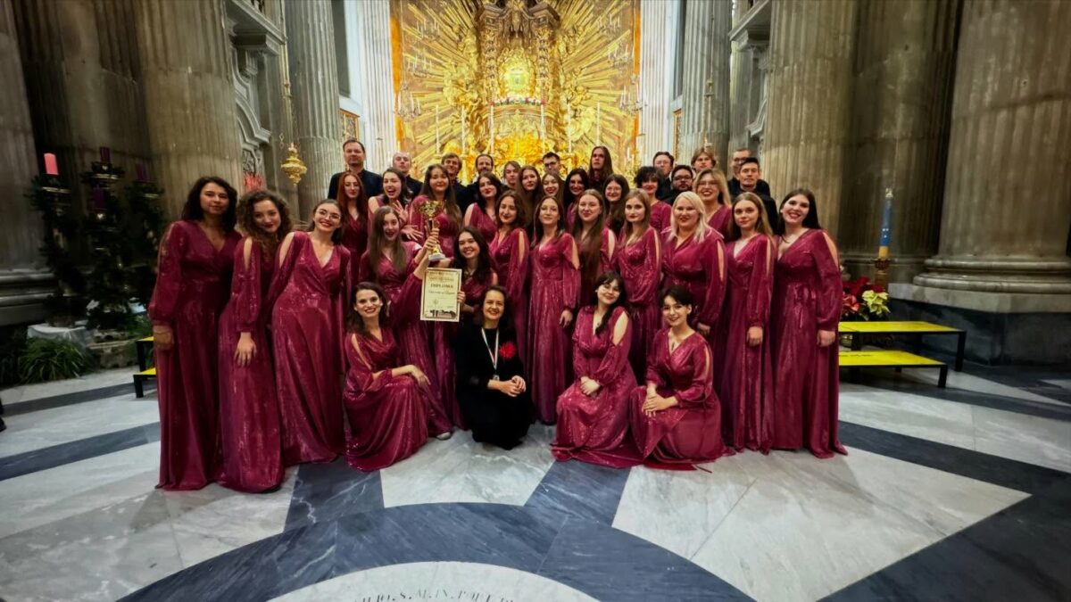 Chór Uniwersytetu Szczecińskiego ze złotem