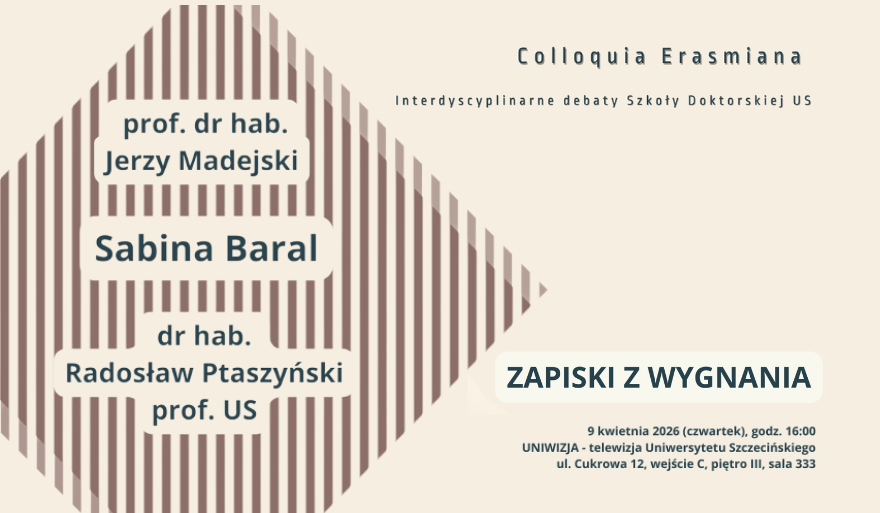 Zaproszenie na debatę z cyklu Colloquia Erasmiana