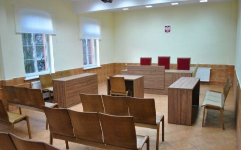 W takiej sali będą się uczyć przyszli sędziowie