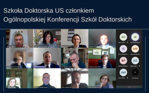 Szkoła Doktorska US w ważnym gremium