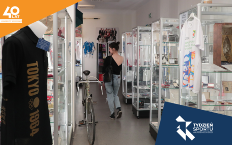 Szczecińscy uczniowie w Muzeum Olimpizmu Uniwersytetu Szczecińskiego