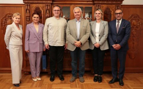Delegacja z Haxhi Zeka University w Kosowie