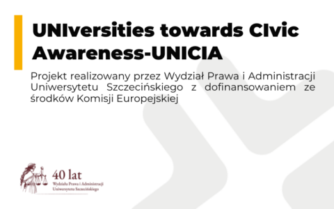 WPiA US realizuje międzynarodowy projekt UNICIA z dofinansowaniem Komisji Europejskiej