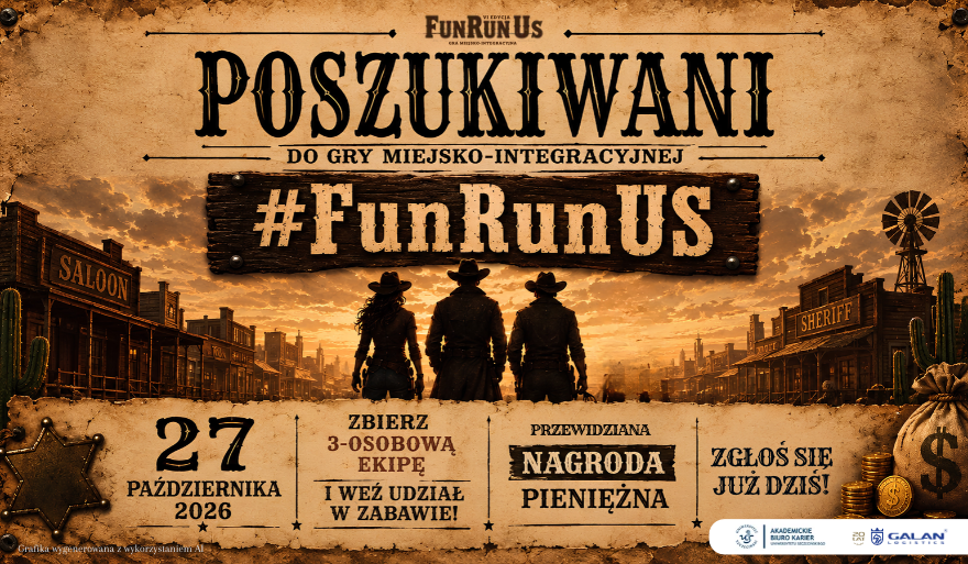 Zapisy na #FunRunUS – grę miejsko-integracyjną