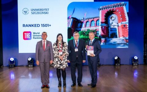 Uniwersytet Szczeciński coraz mocniejszy w rankingach Times Higher Education