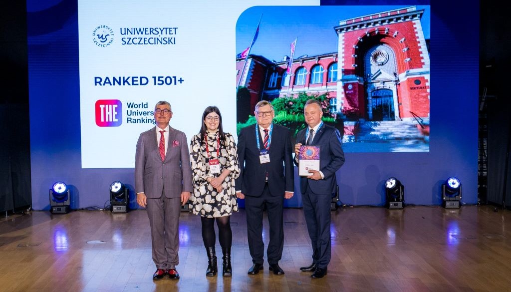 Uniwersytet Szczeciński coraz mocniejszy w rankingach Times Higher Education