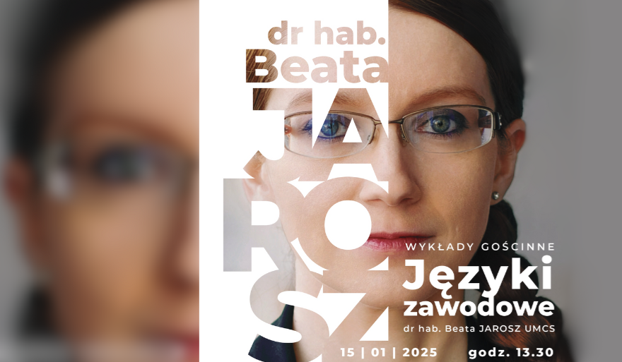 Zaproszenie na wykłady gościnne dr hab. Beaty Jarosz (UMCS)
