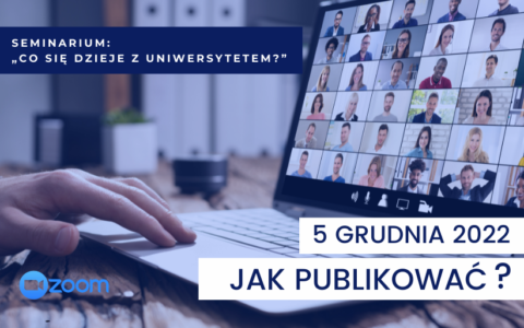 Zaproszenie na seminarium pt. „Jak publikować?”