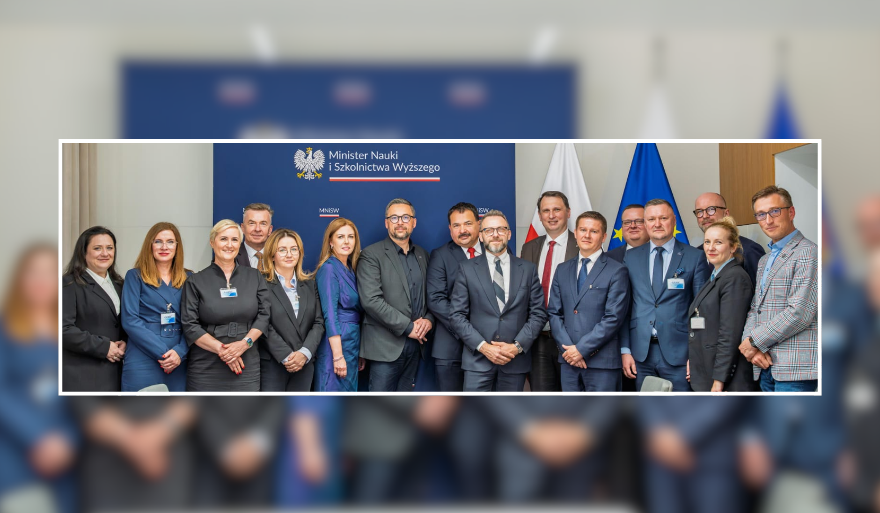 Spotkanie Dziekan WPiA US z Ministrem Nauki i Szkolnictwa Wyższego