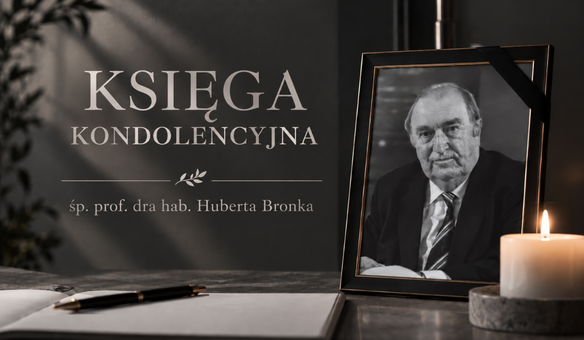 Księga kondolencyjna Profesora Huberta Bronka