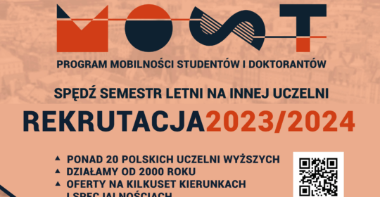 Rekrutacja na semestr letni do programu MOST