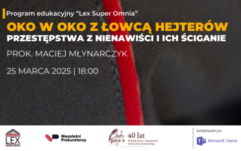 Jak walczyć z hejtem? Spotkanie z ekspertem do spraw przestępstw z nienawiści