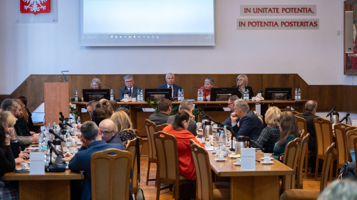 Listopadowe posiedzenie Senatu Uniwersytetu Szczecińskiego