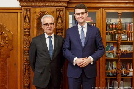 Wizyta ministra Piotra Müllera na US