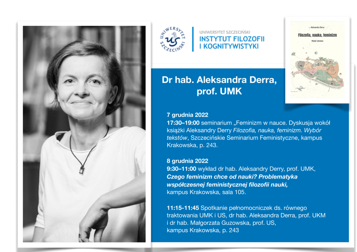 Spotkania z dr hab. Aleksandrą Derrą, prof. UMK