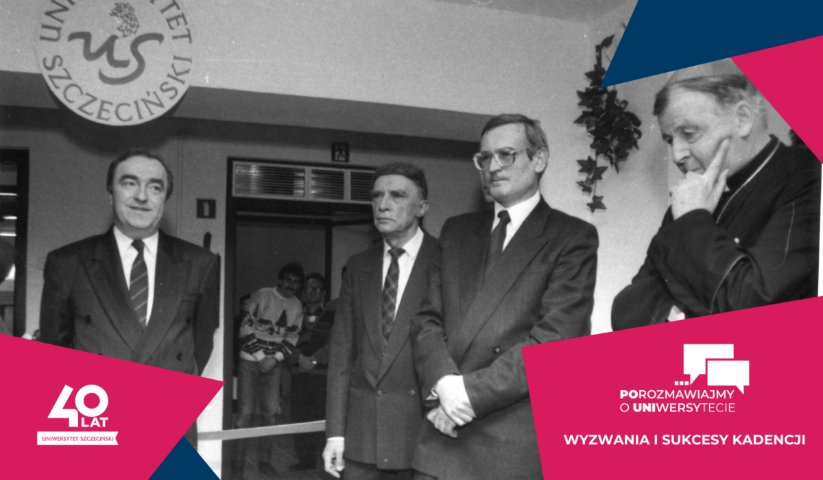 „Co ukształtowało Uniwersytet Szczeciński” – drugi odcinek serii „Porozmawiajmy o Uniwersytecie”