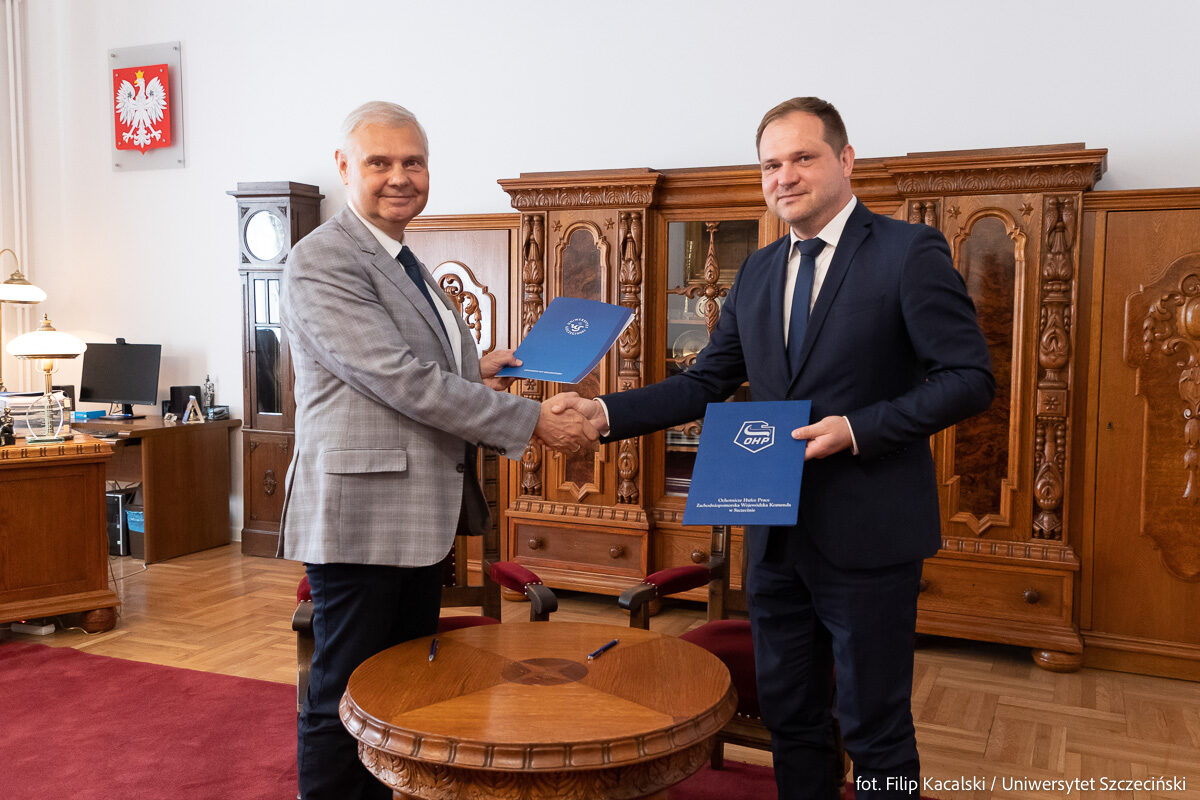 Uniwersytet Szczeciński oraz Zachodniopomorska Wojewódzka Komenda OHP rozpoczęły współpracę
