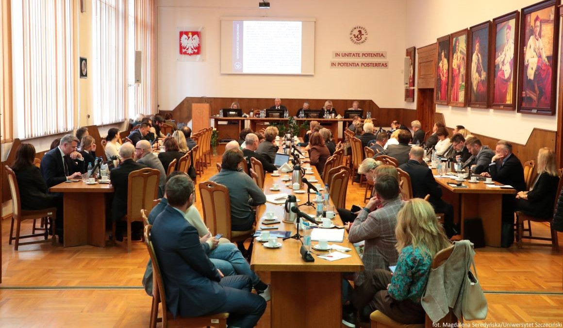 Październikowe posiedzenie Senatu Uniwersytetu Szczecińskiego
