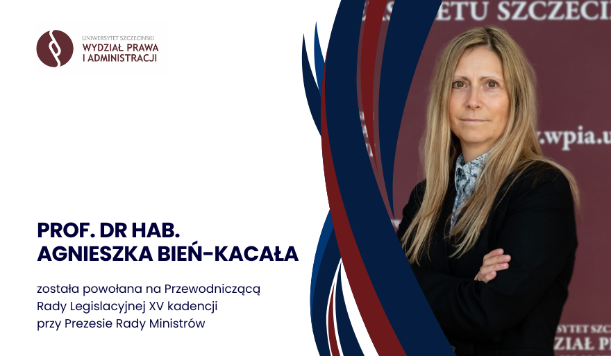 Ważna nominacja prof. Agnieszki Bień-Kacały