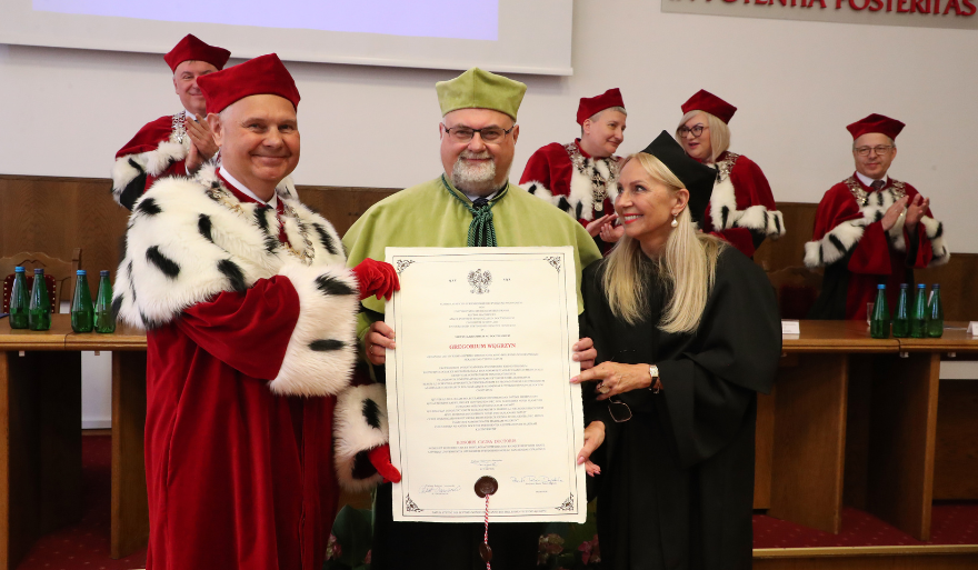 Prof. Grzegorz Węgrzyn doktorem honoris causa Uniwersytetu Szczecińskiego