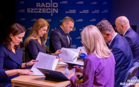 Podpisanie umowy z Radiem Szczecin