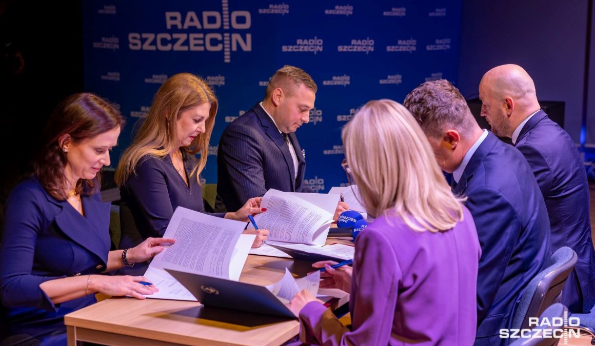 Podpisanie umowy z Radiem Szczecin