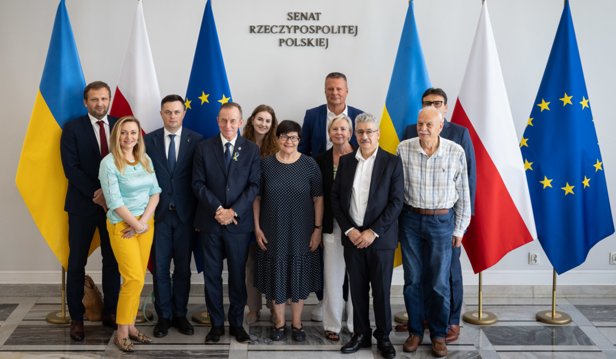 Prof. dr hab. n. med. Jerzy Sieńko na spotkaniu w Senacie RP