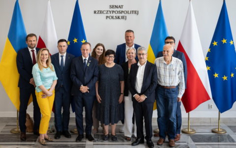 Prof. dr hab. n. med. Jerzy Sieńko na spotkaniu w Senacie RP