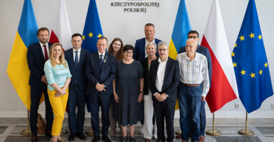 Prof. dr hab. n. med. Jerzy Sieńko na spotkaniu w Senacie RP
