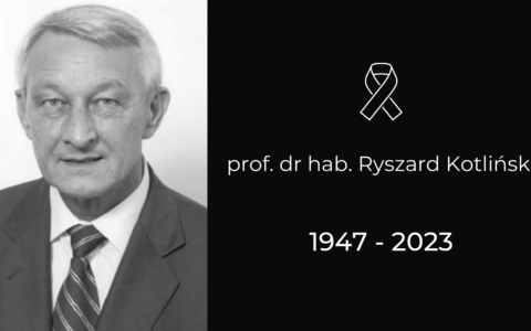Zmarł prof. dr hab. Ryszard Kotliński