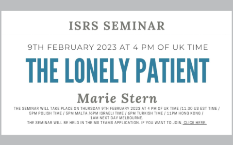 „The Lonely Patient / Samotny Pacjent”. Kolejne Seminarium ISRS